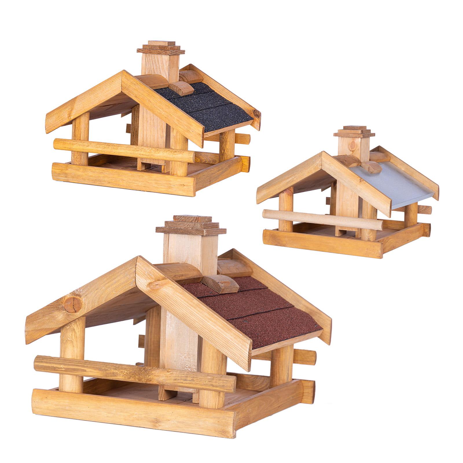Birdhouse with chain - Choice: red roof