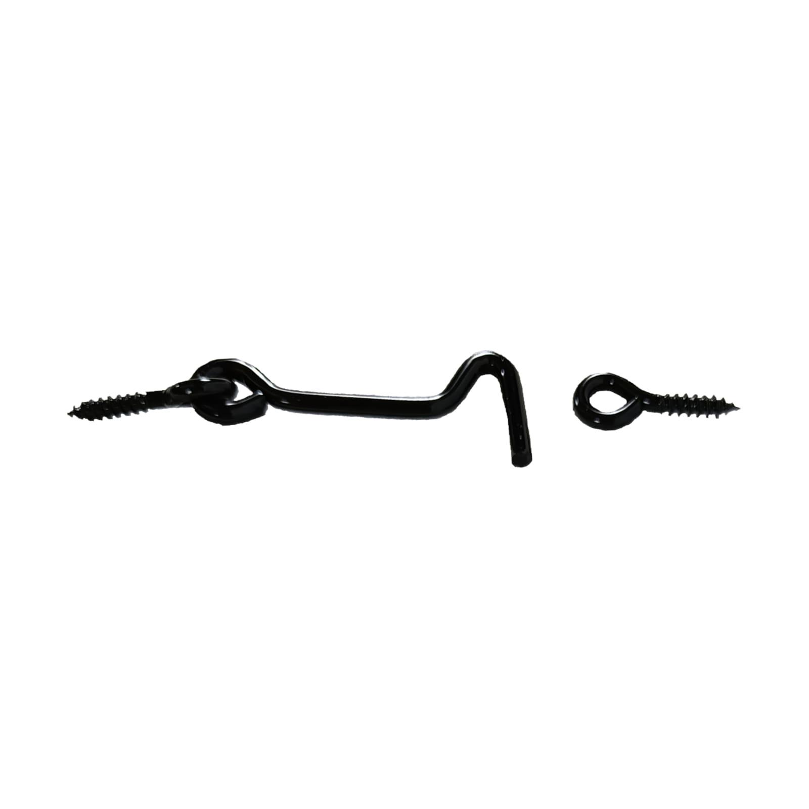 Storm hook - Size: 60 x 25 x 4 mm - Colour: black