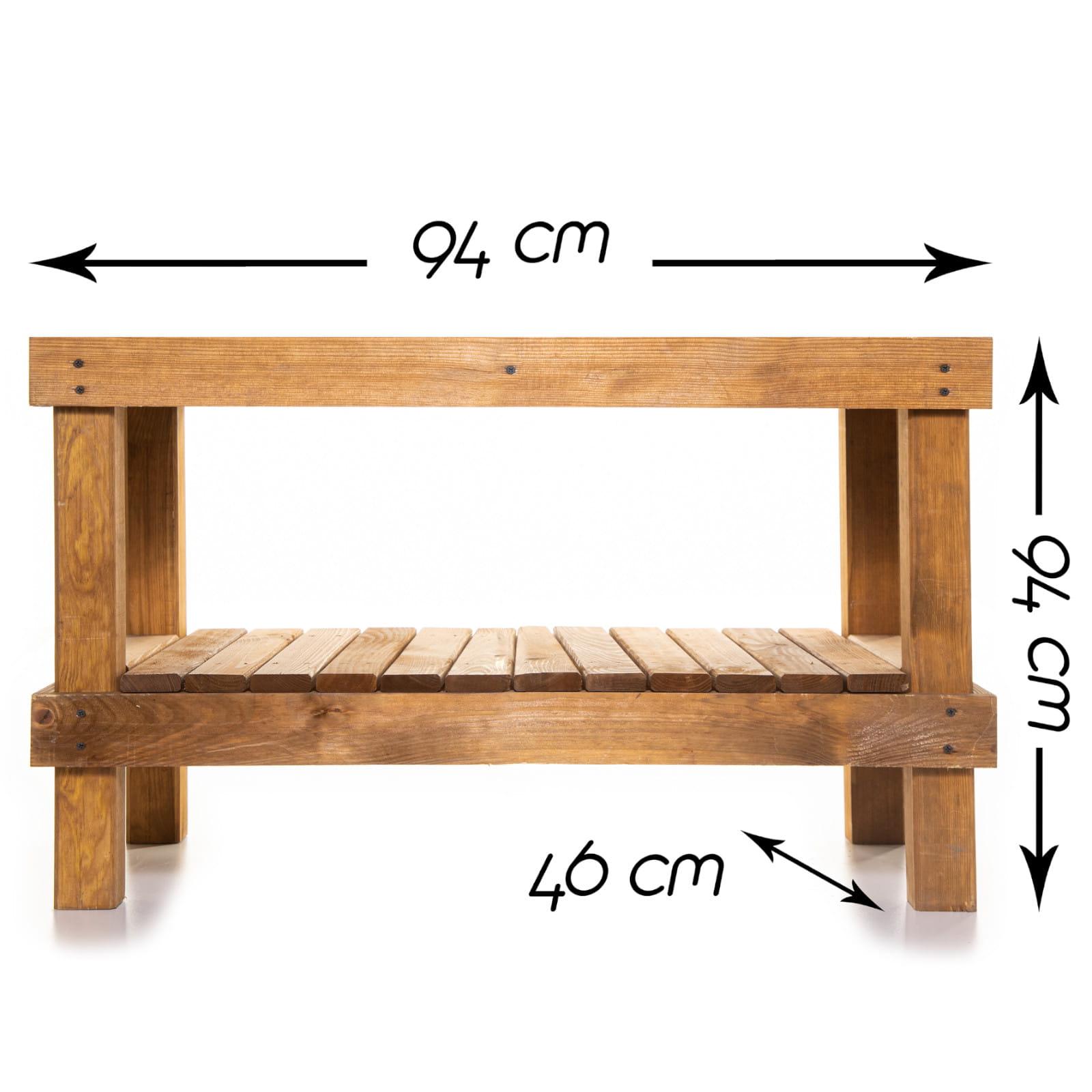 Piètement pour bac à fleurs
