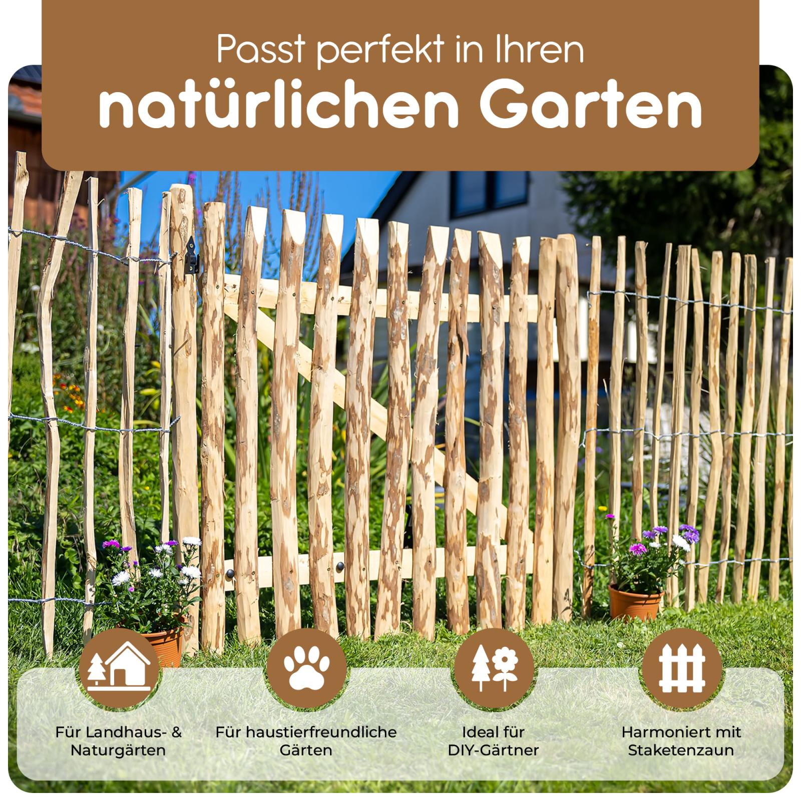 Gartentor Haselnuss