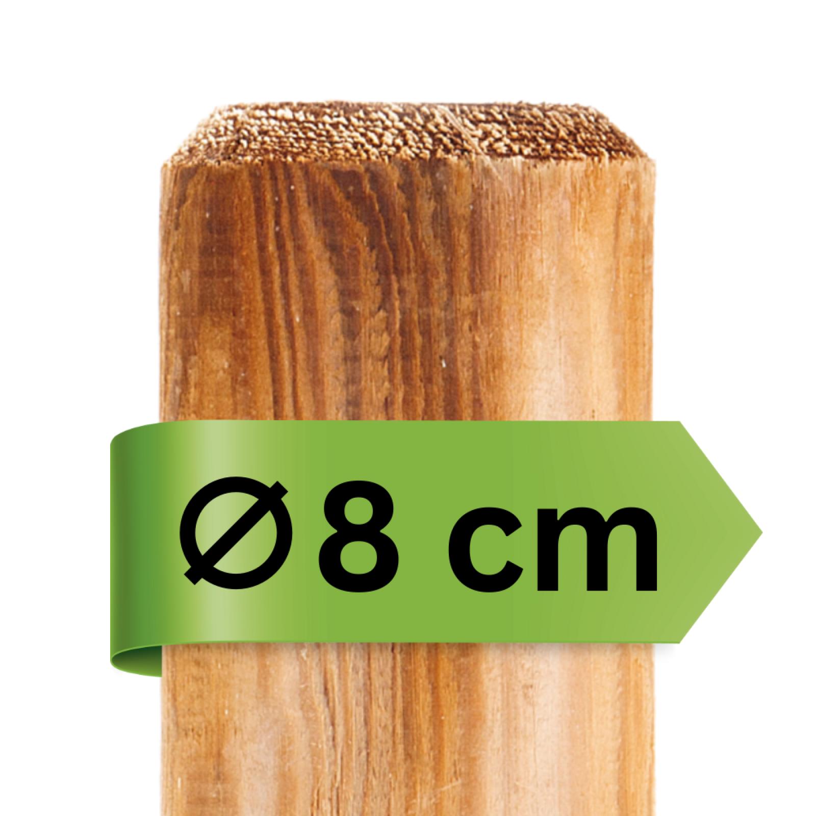 Holz-Palisade KDI spitz