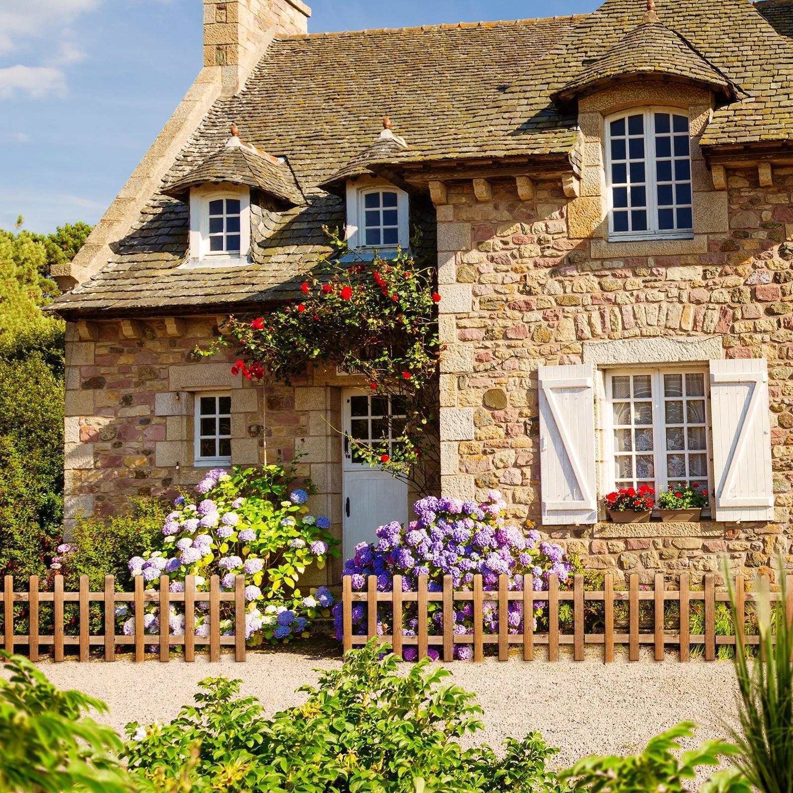 Clôture de parterre en pin