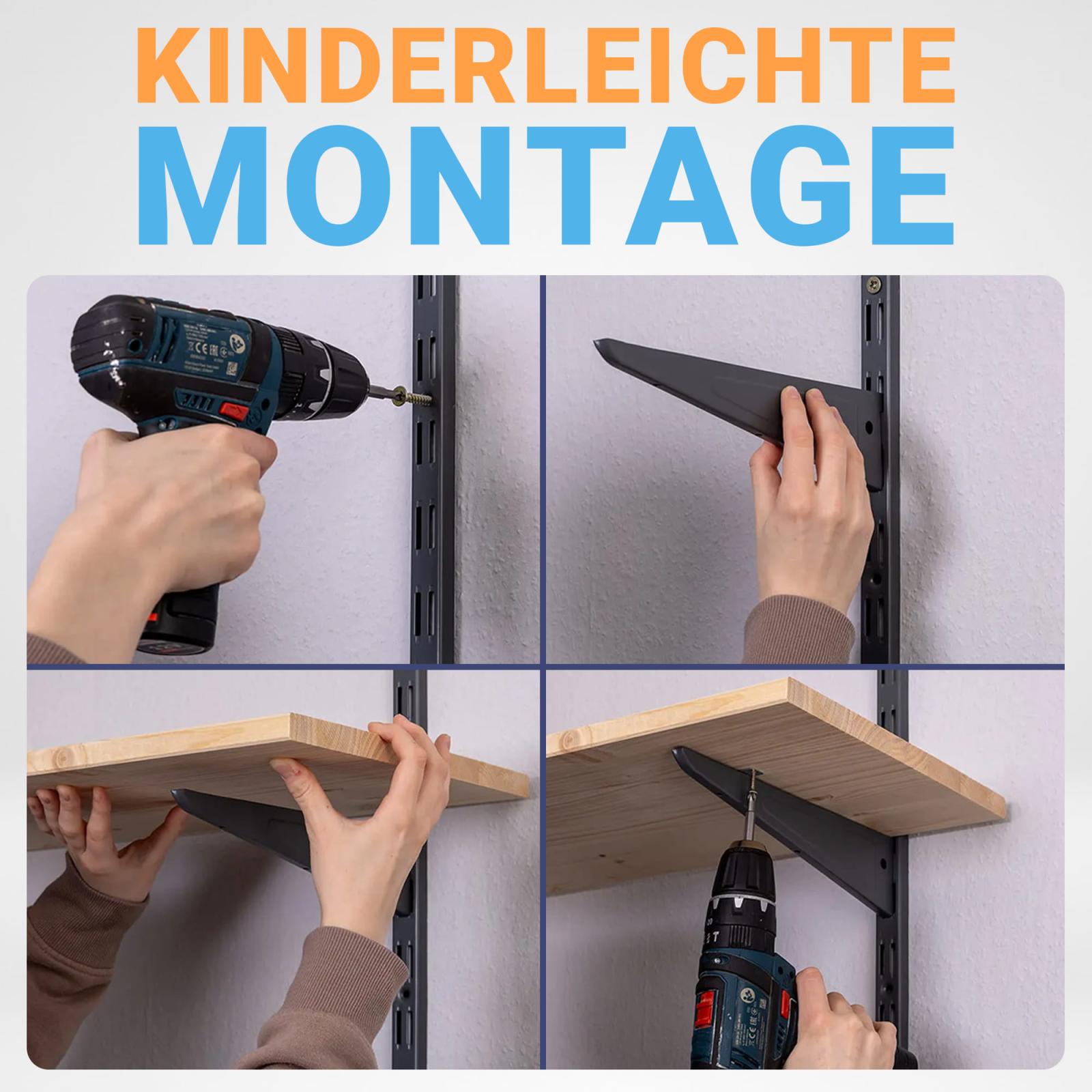 Wandschiene 2-reihig
