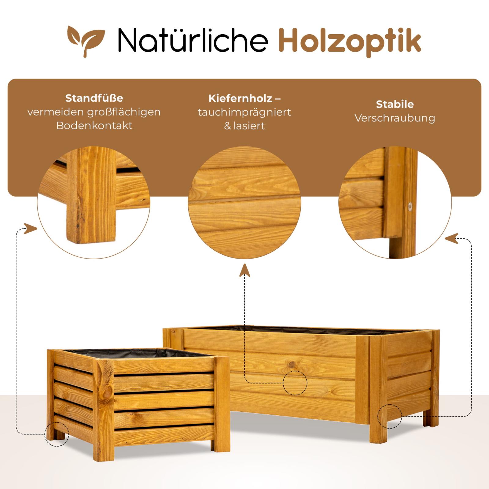 Planter Box - Colour: Anthracite - Size: Large