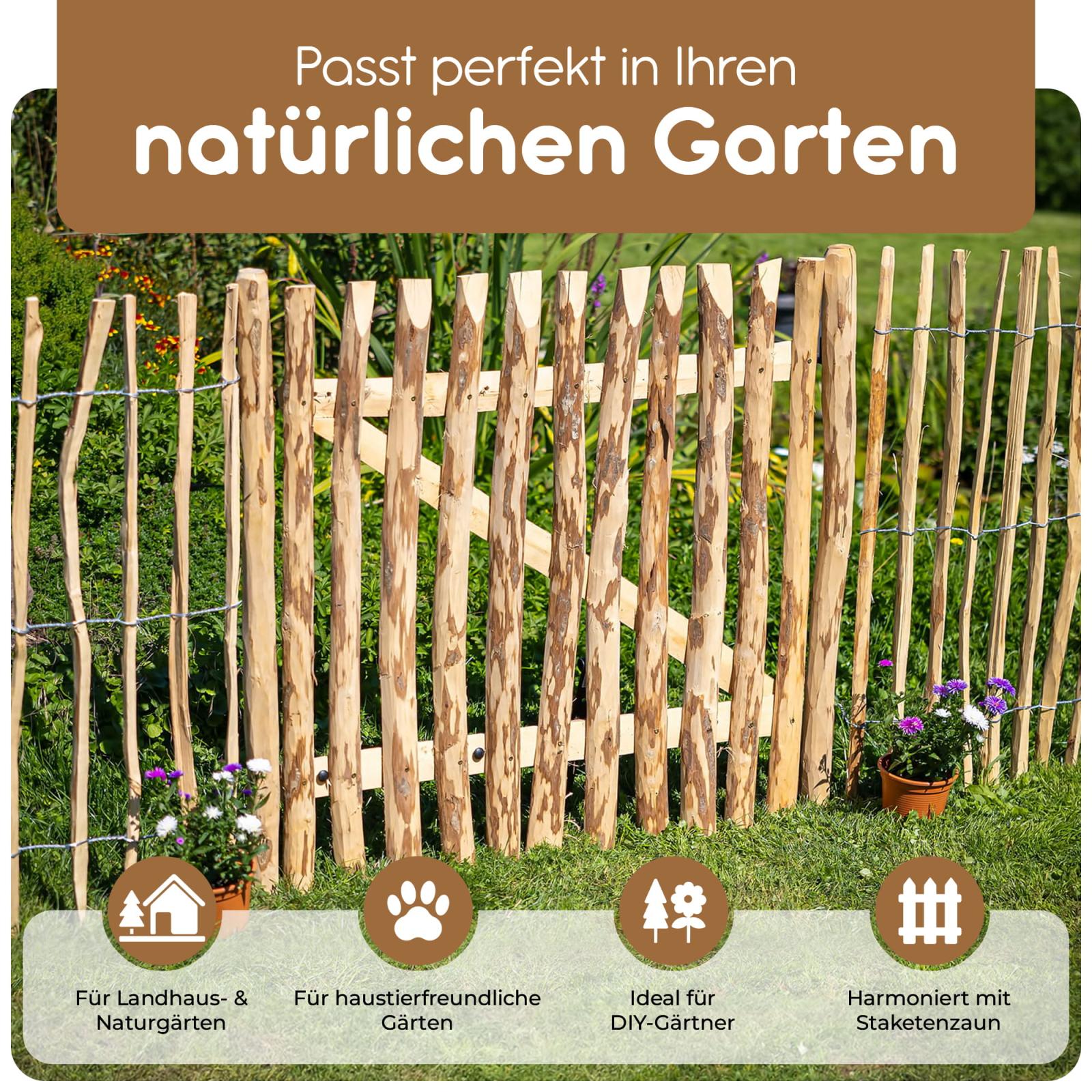 TI impregnated garden gate - height: 100 cm - lath spacing: 3-5 cm - width: 100 cm