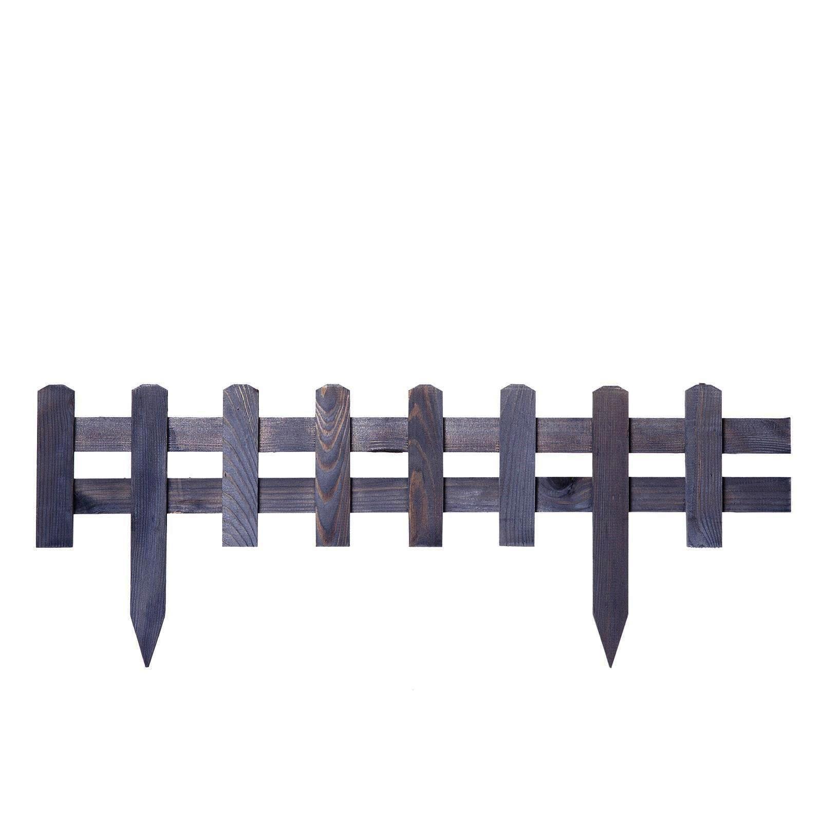 Bedding fence pine - Colour: anthracite - Height: 20 cm - Width: 93,5 cm - Quantity: 1