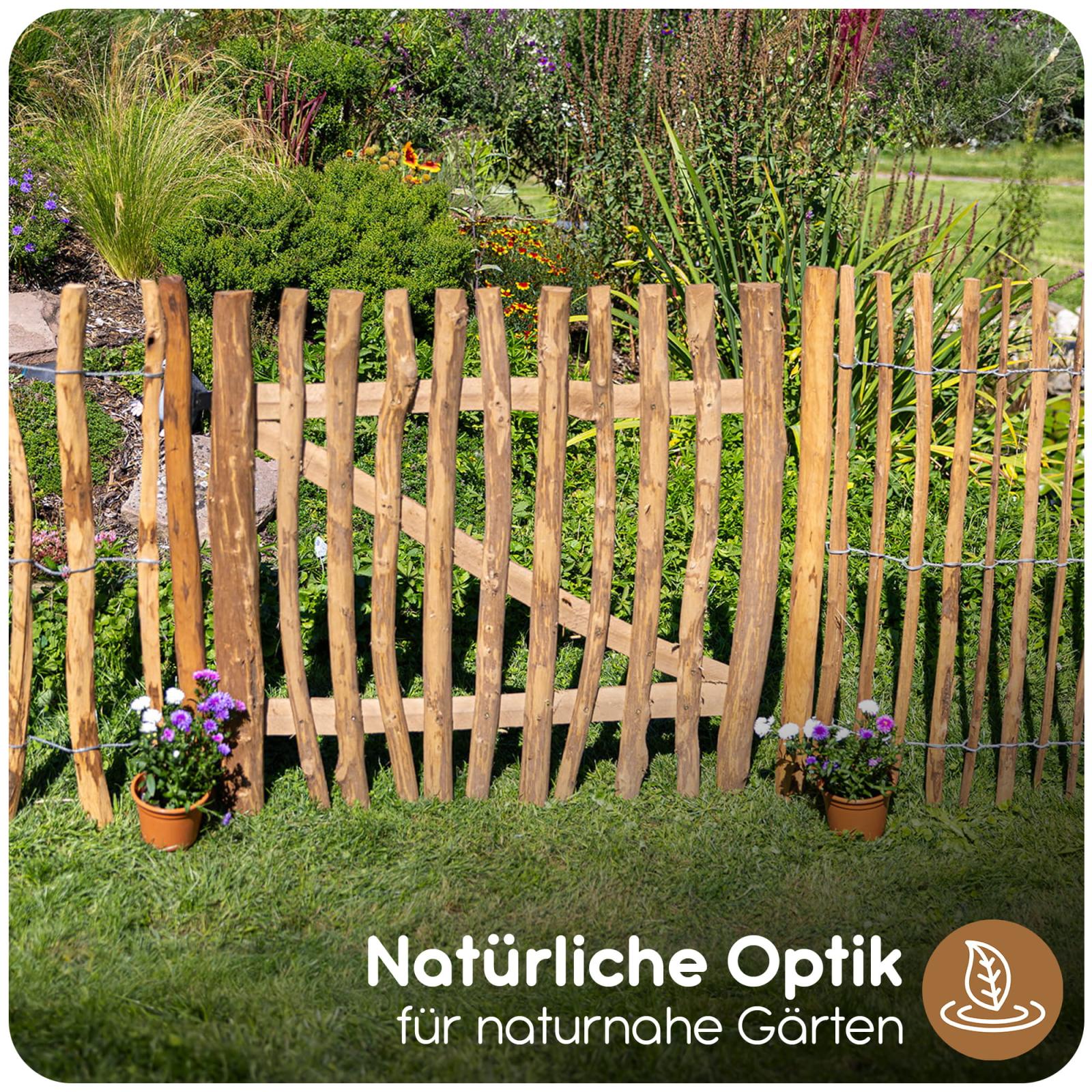 TI fence post hazelnut impregnated - length: 105 cm