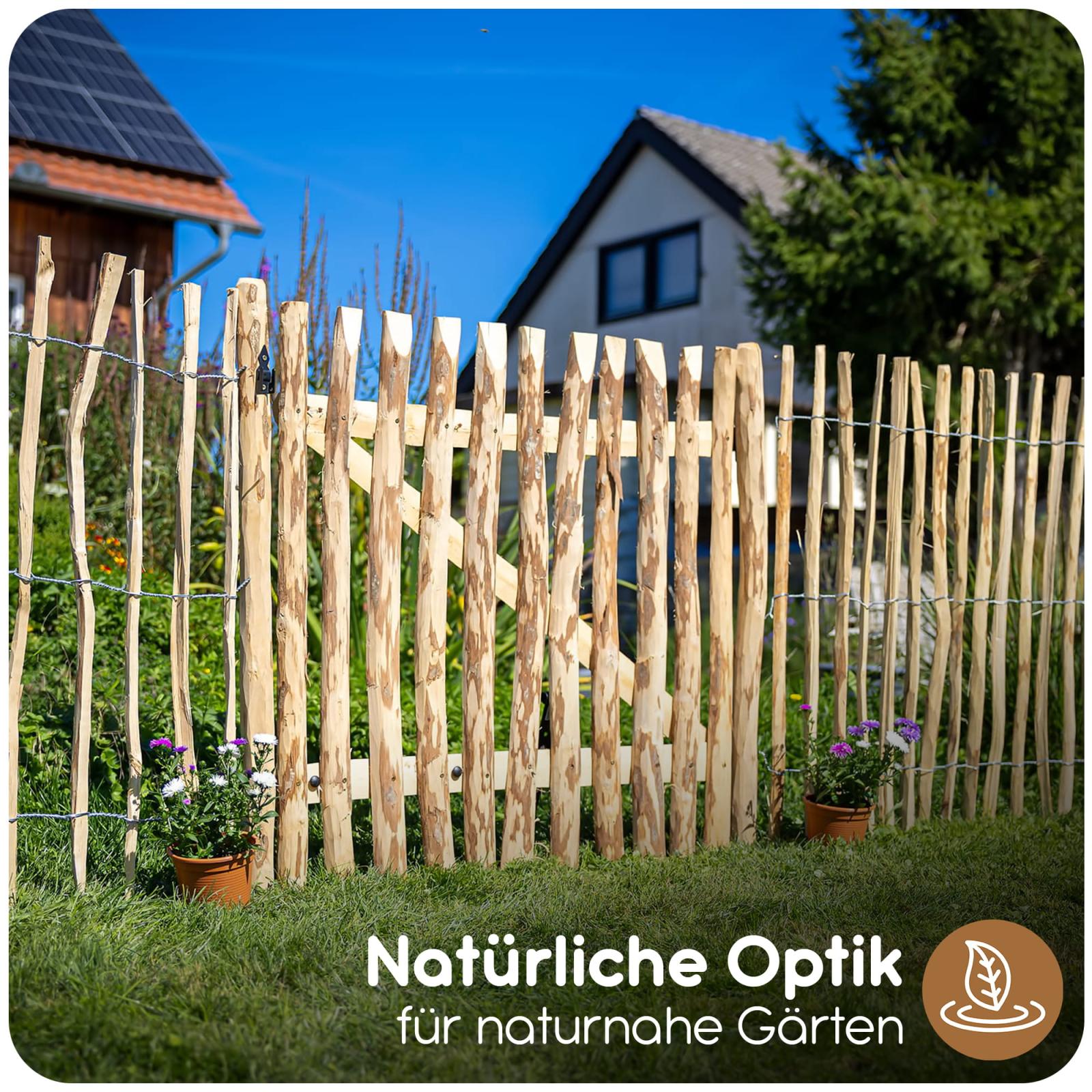 Fence post hazelnut - length: 105 cm