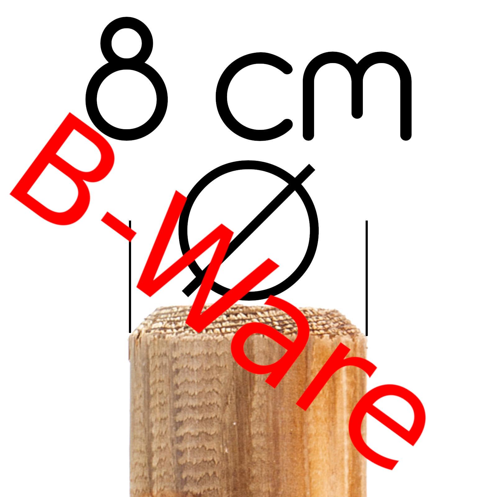 B-Ware Holz-Palisade KDI spitz