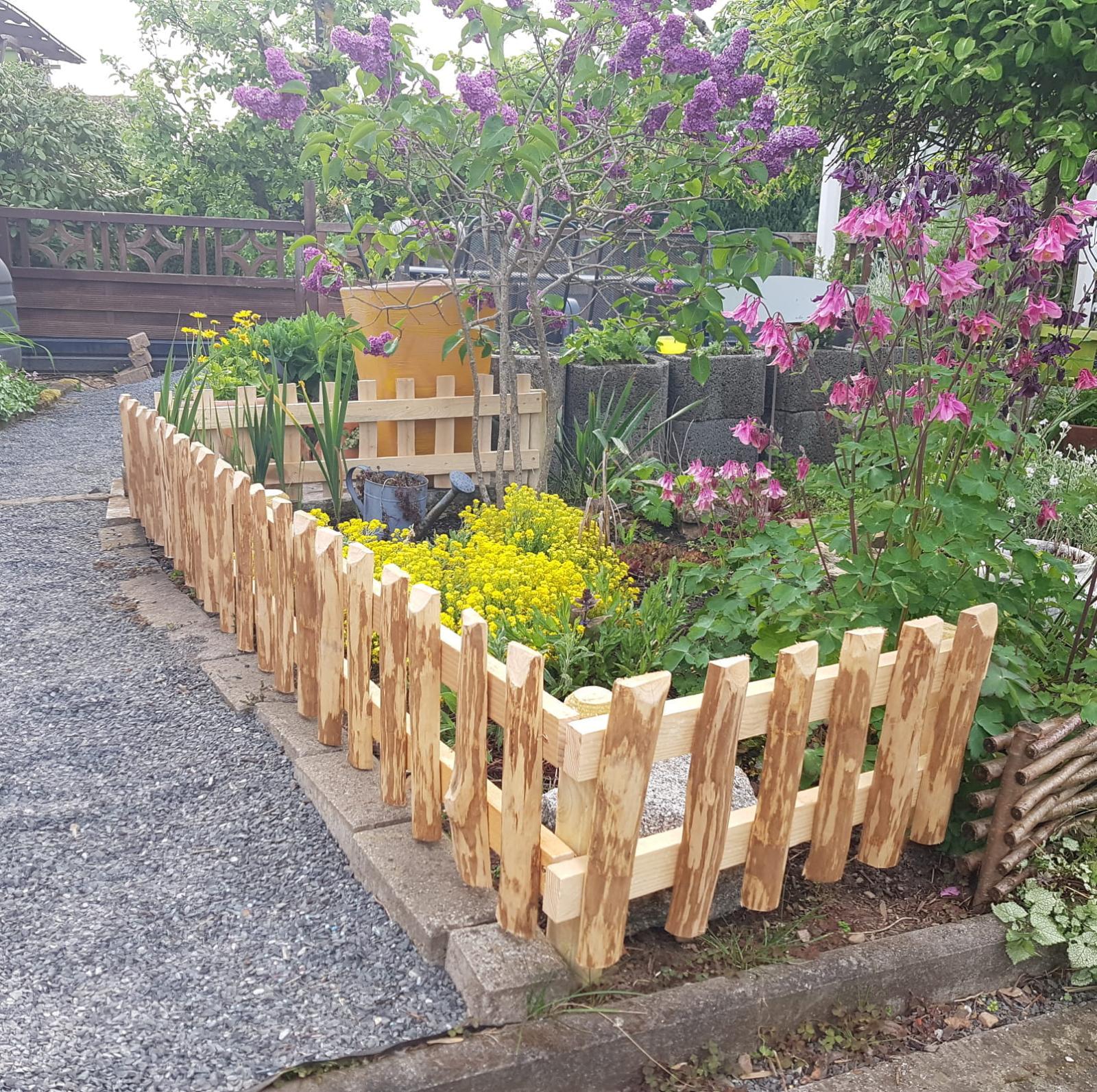 Beeteinfassung Holz