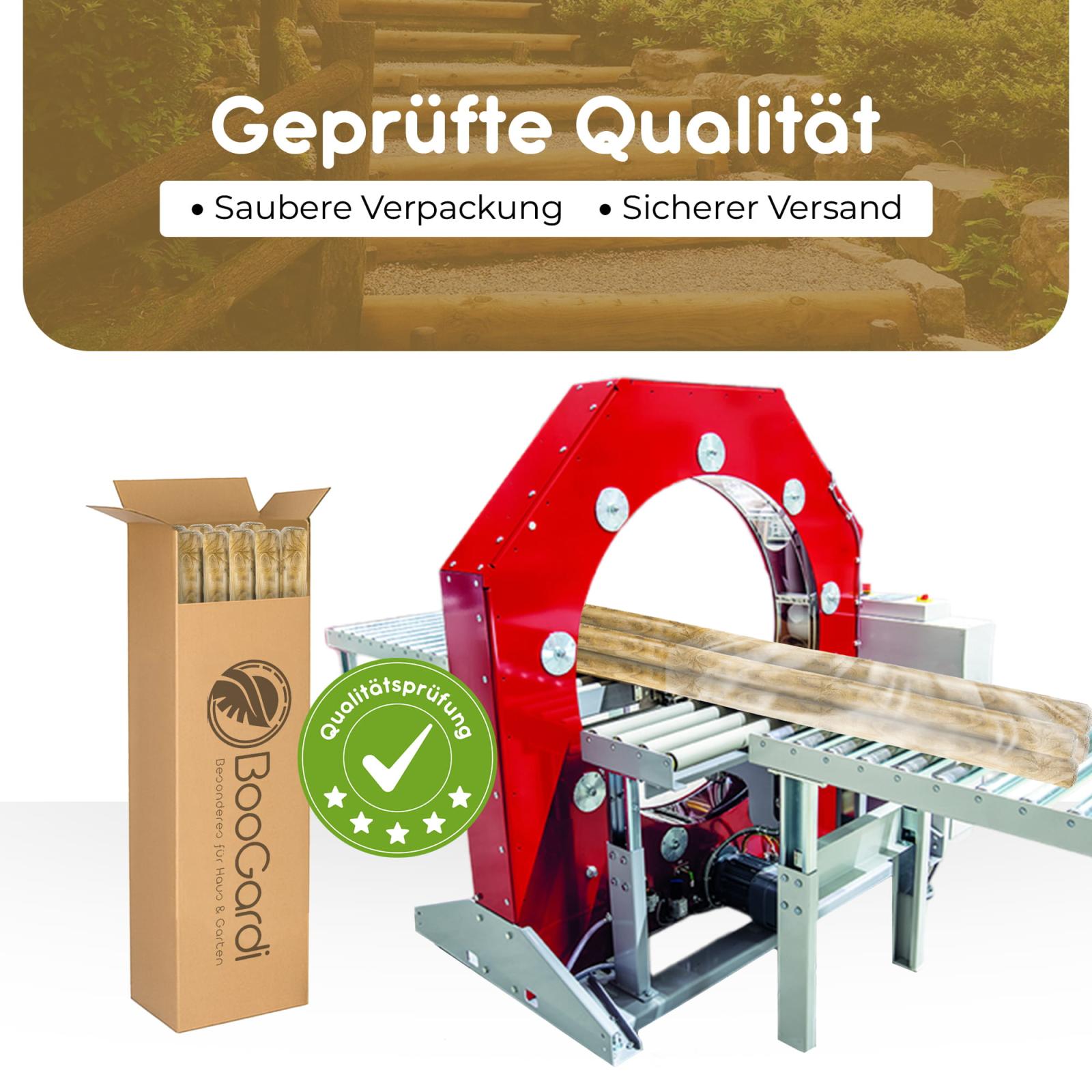 Holz-Palisade KDI beidseitig gefast