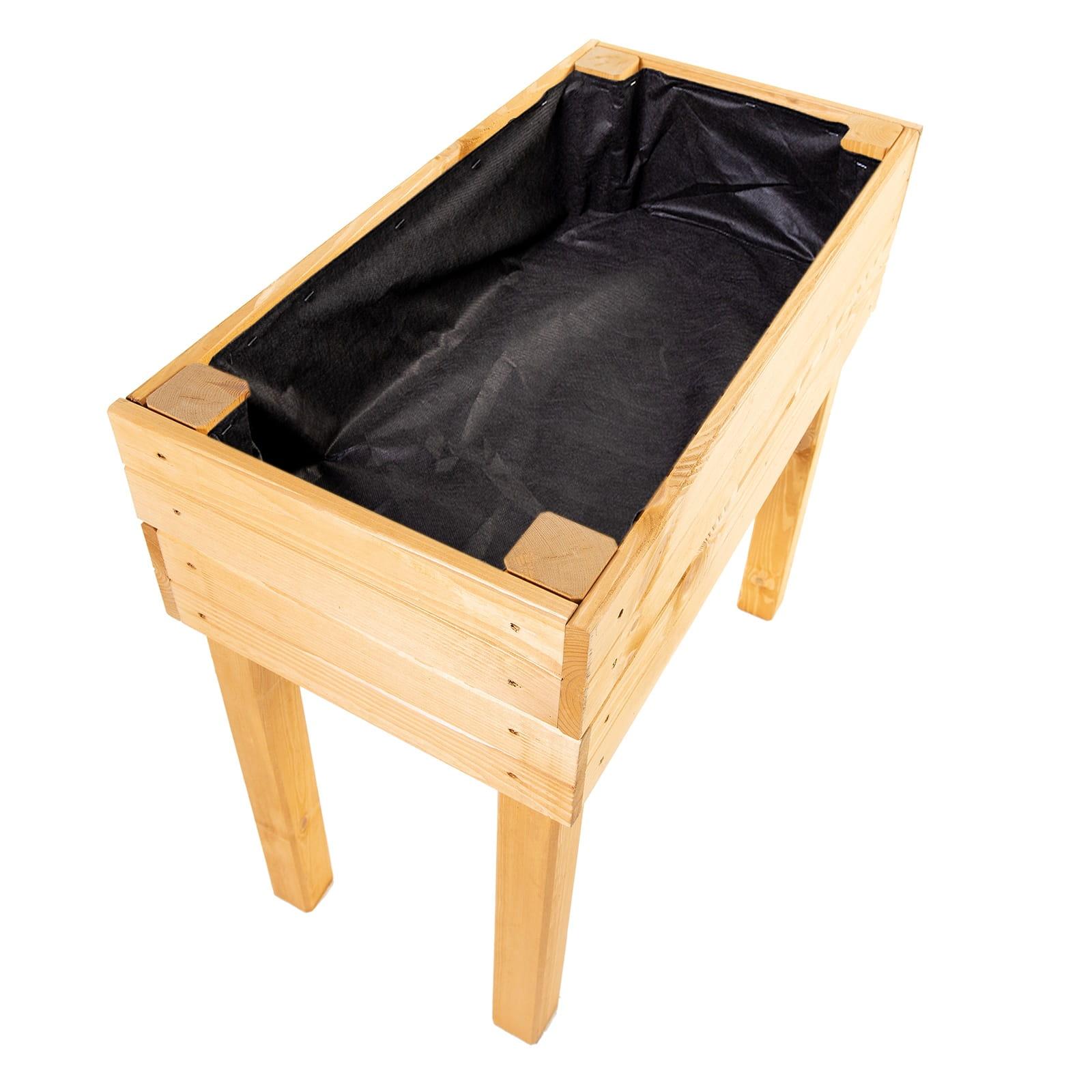 Raised Bed 79 x 45 x 79,5cm - Colour: Light Brown