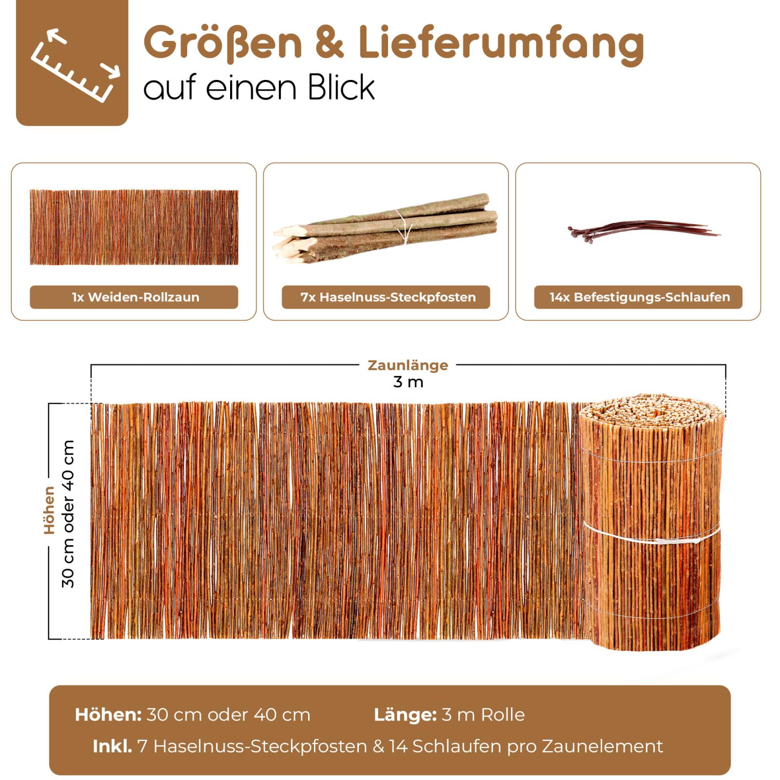 Roll-Steckzaun Weide