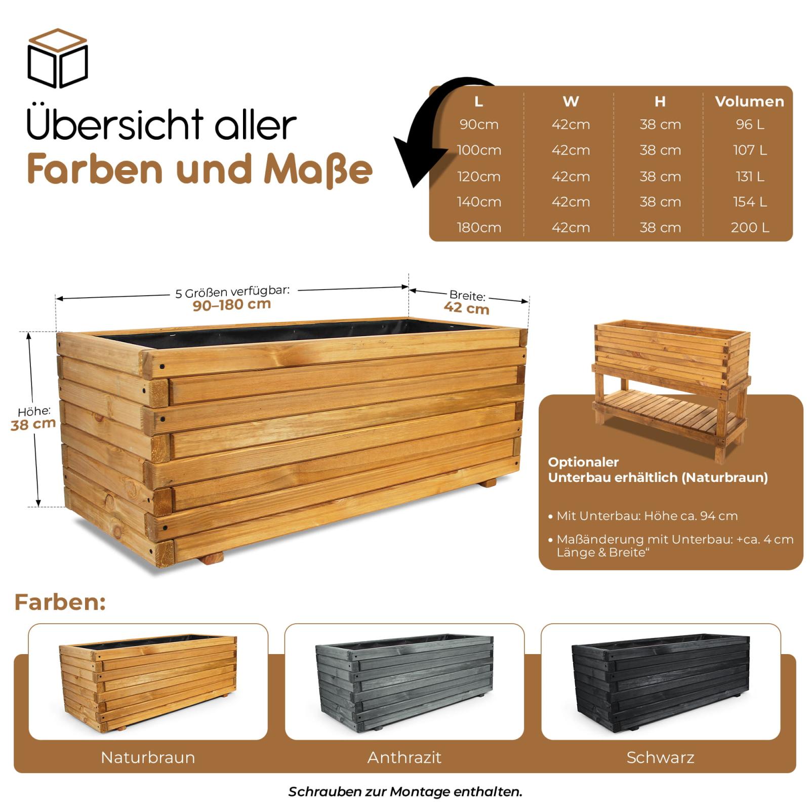 Pflanzkasten Kiefer