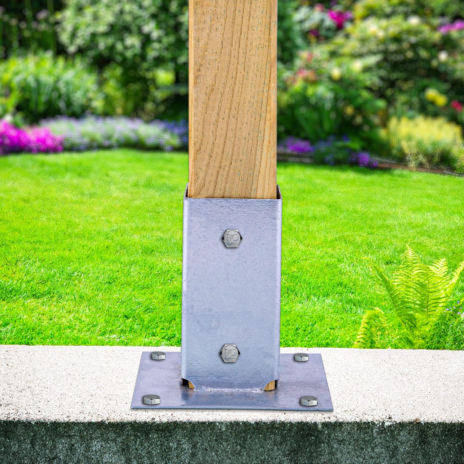 Aufschraubhülse - Größe: 71 x 71 x 150 mm - Stückzahl: 10
