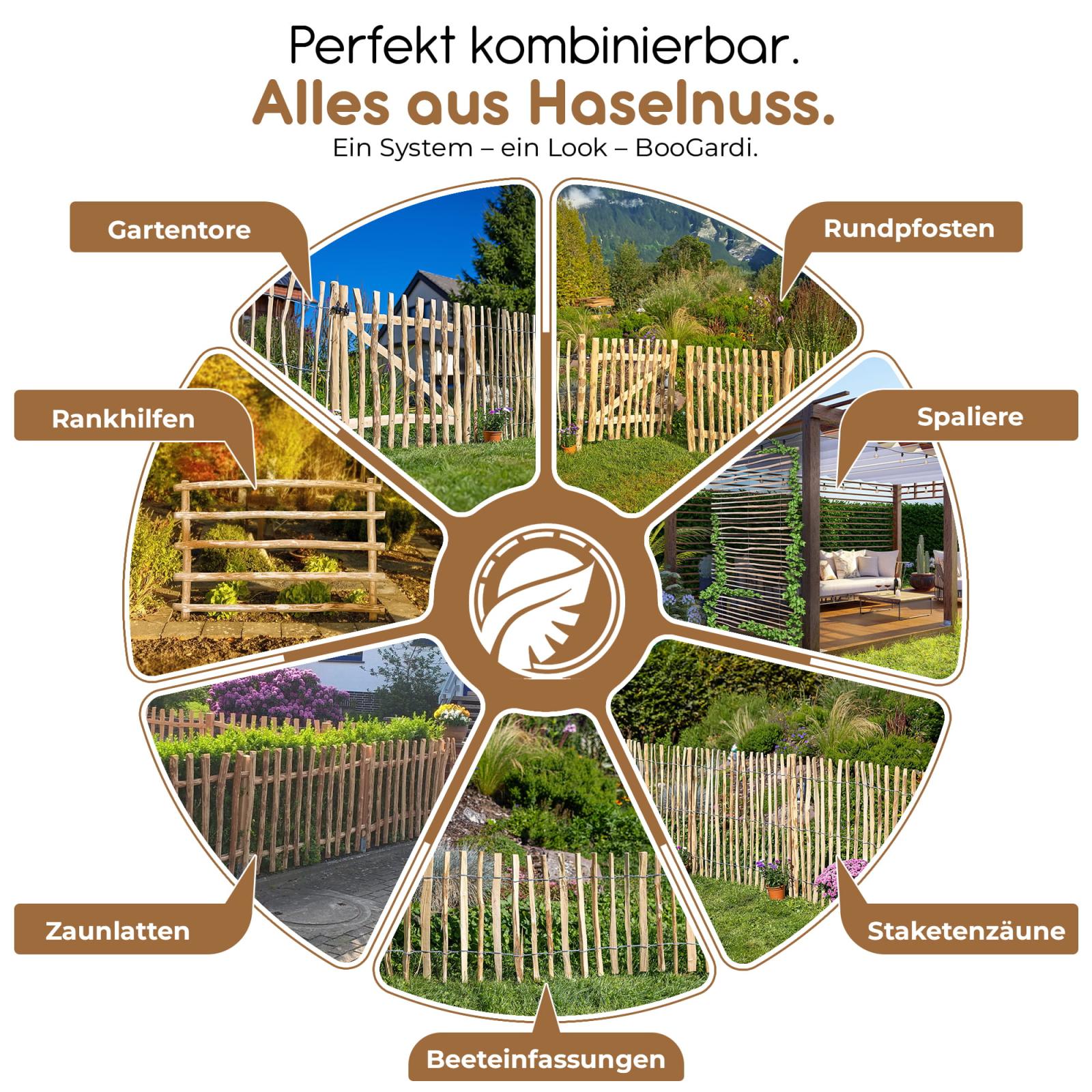 Gartentor Haselnuss