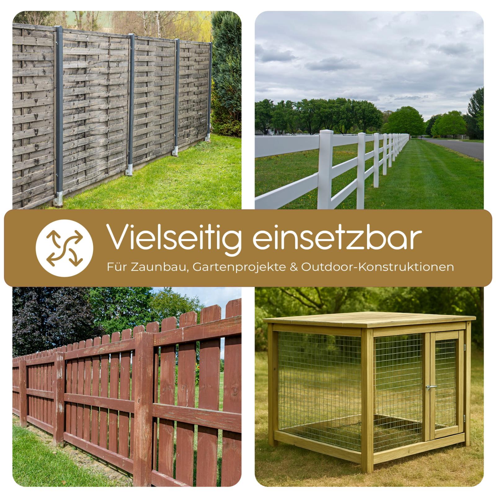 Zaunpfosten Flachkopf
