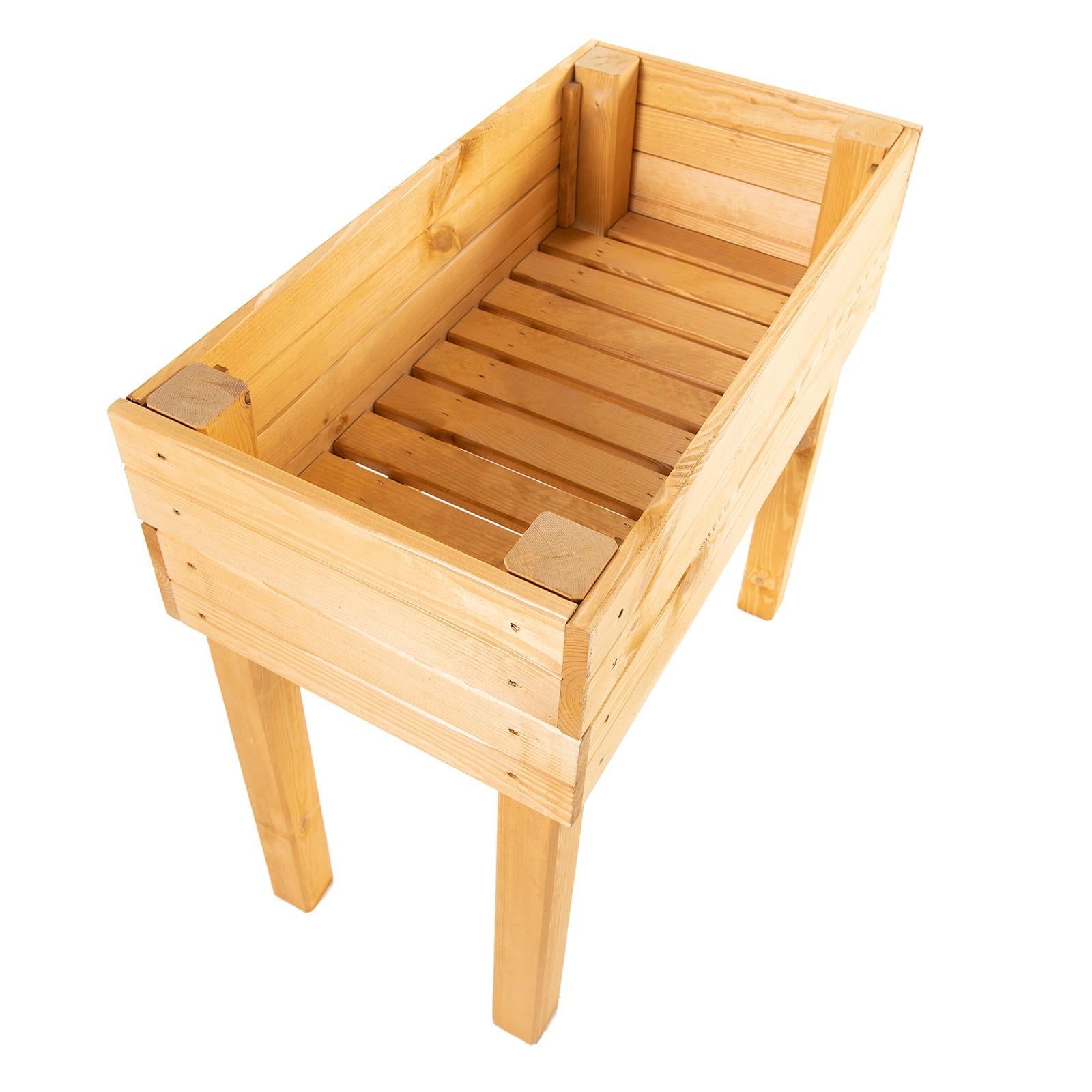 Raised Bed 79 x 45 x 79,5cm - Colour: Light Brown