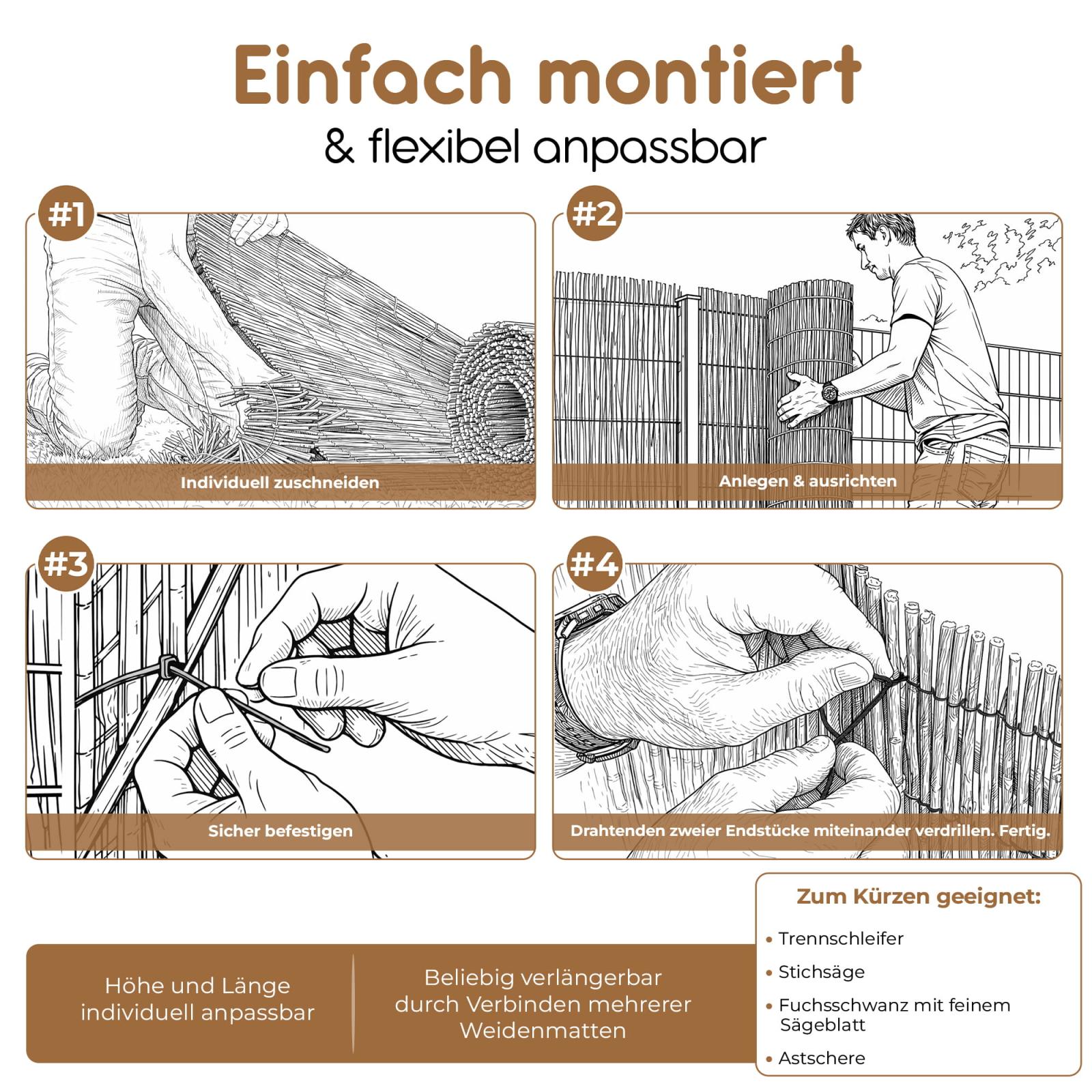 Weidenmatte