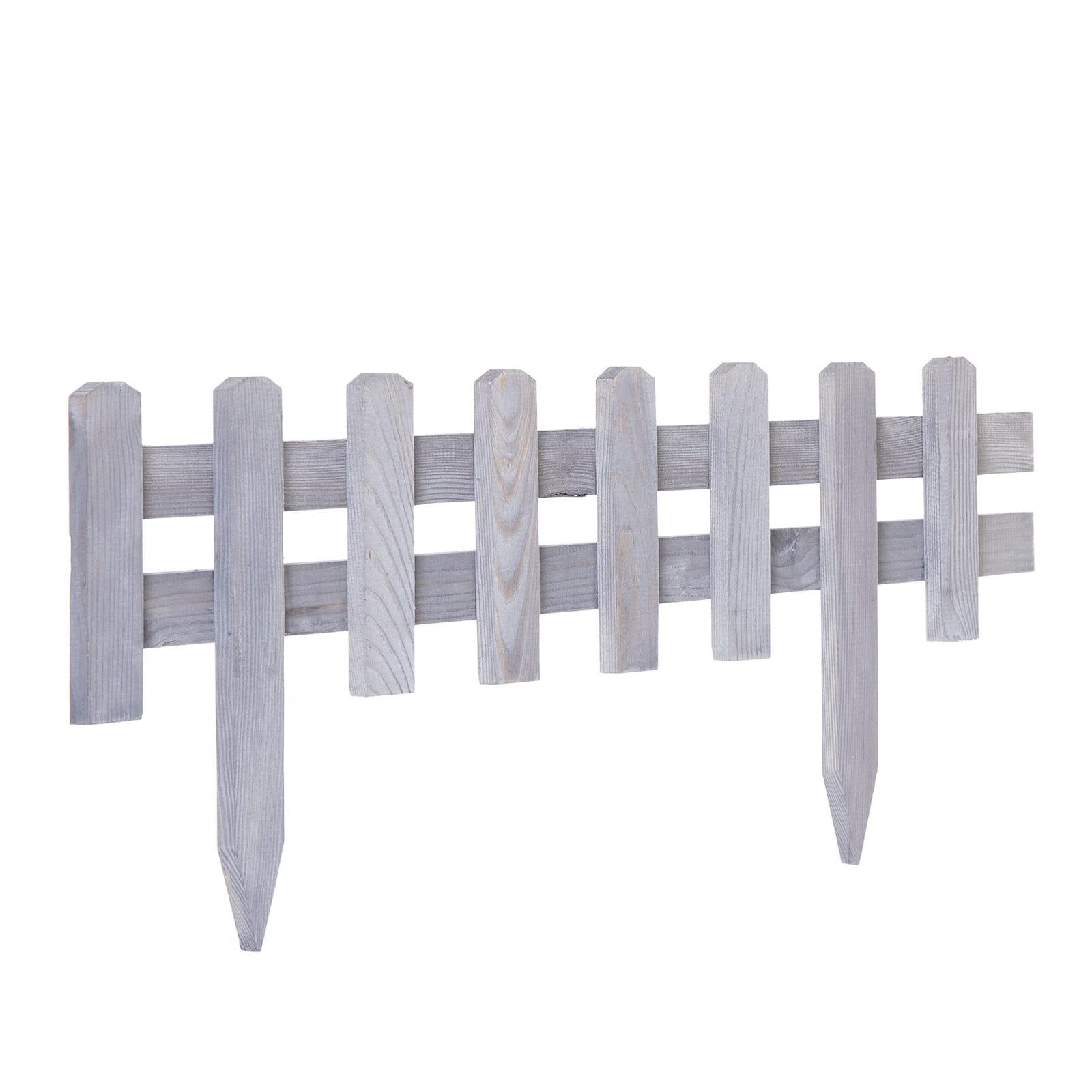 Bedding fence pine - Colour: anthracite - Height: 20 cm - Width: 93,5 cm - Quantity: 1