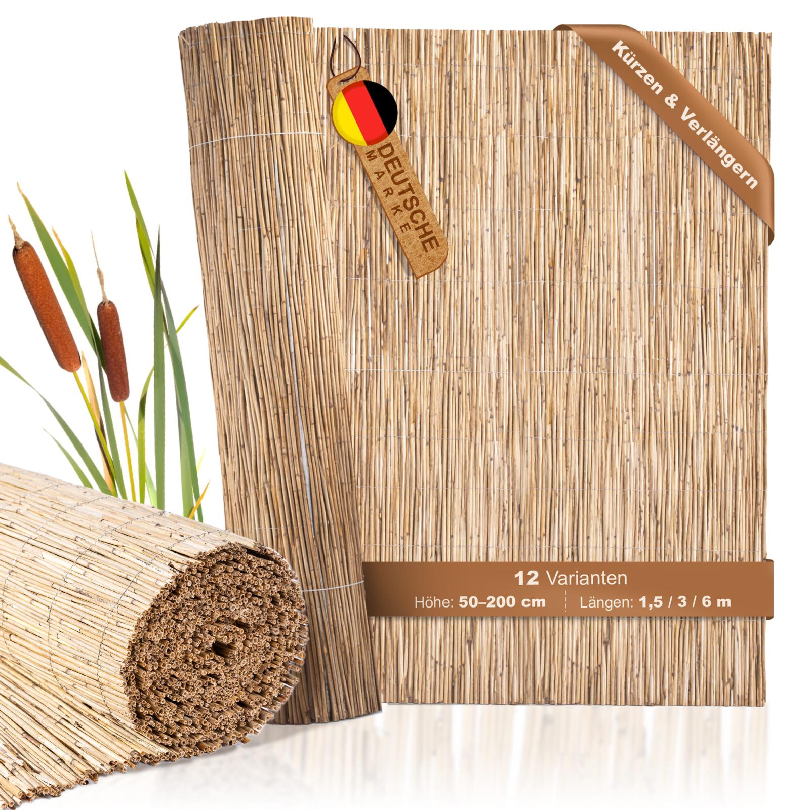 Reed mat - Height: 150 cm - Length: 600 cm