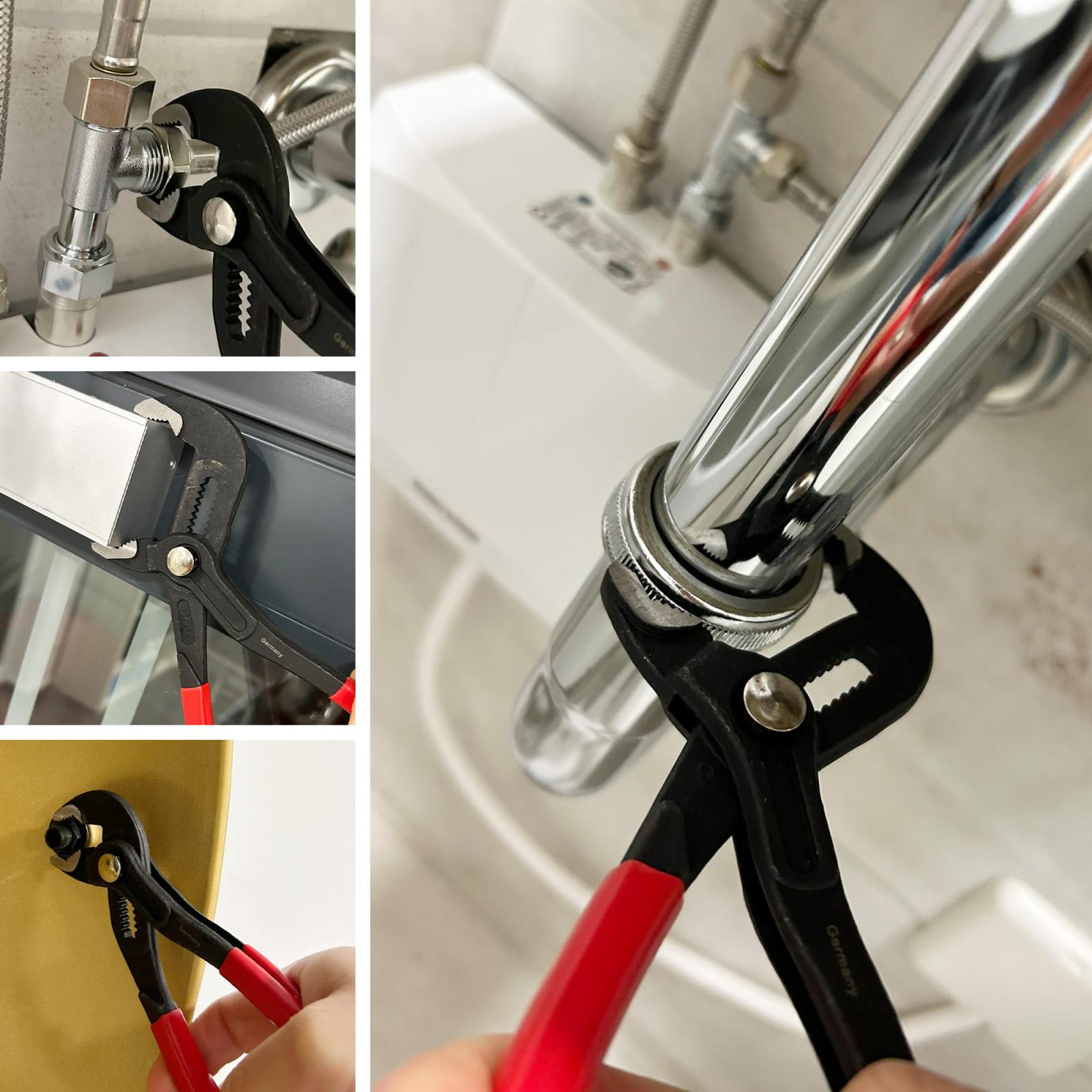 Wasserpumpenzangen-Set mit Einstellknopf