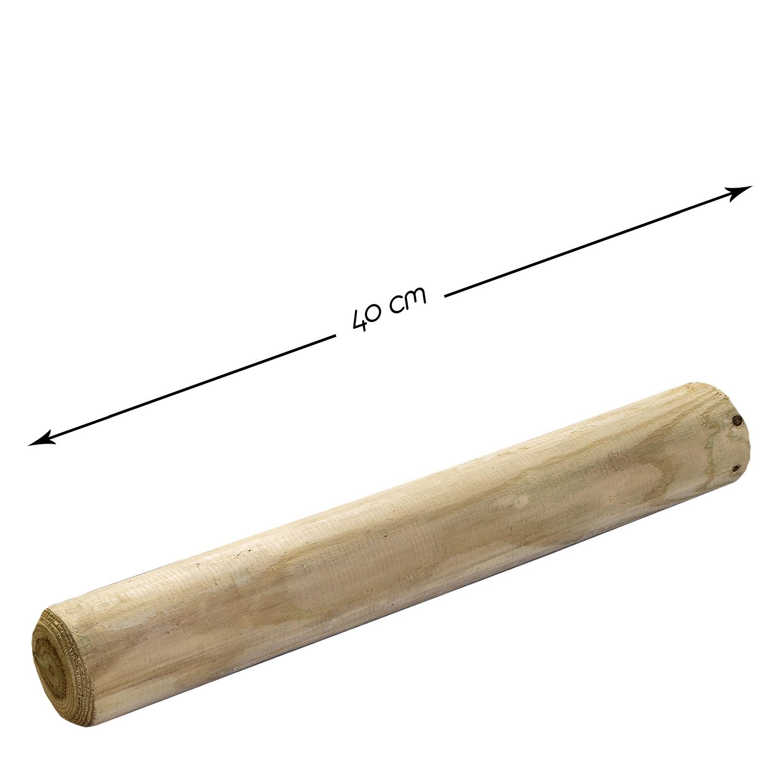 B-Ware Holz-Palisade KDI beidseitig gefast