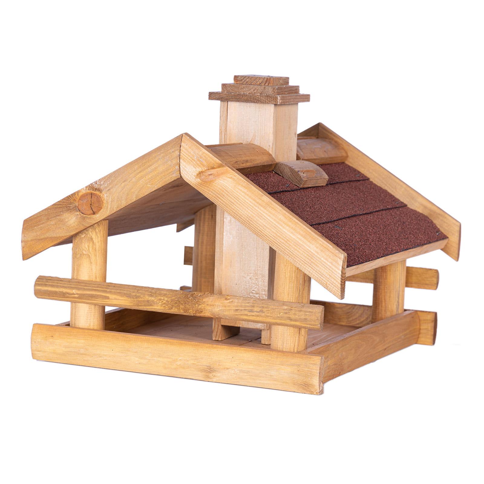 Birdhouse with chain - Choice: red roof