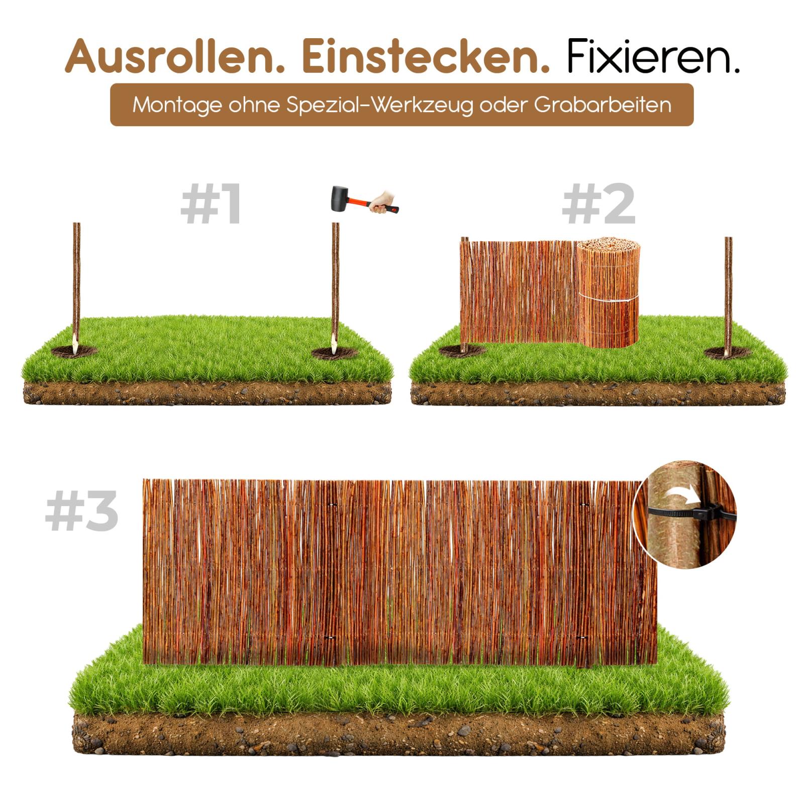 Roll-Steckzaun Weide