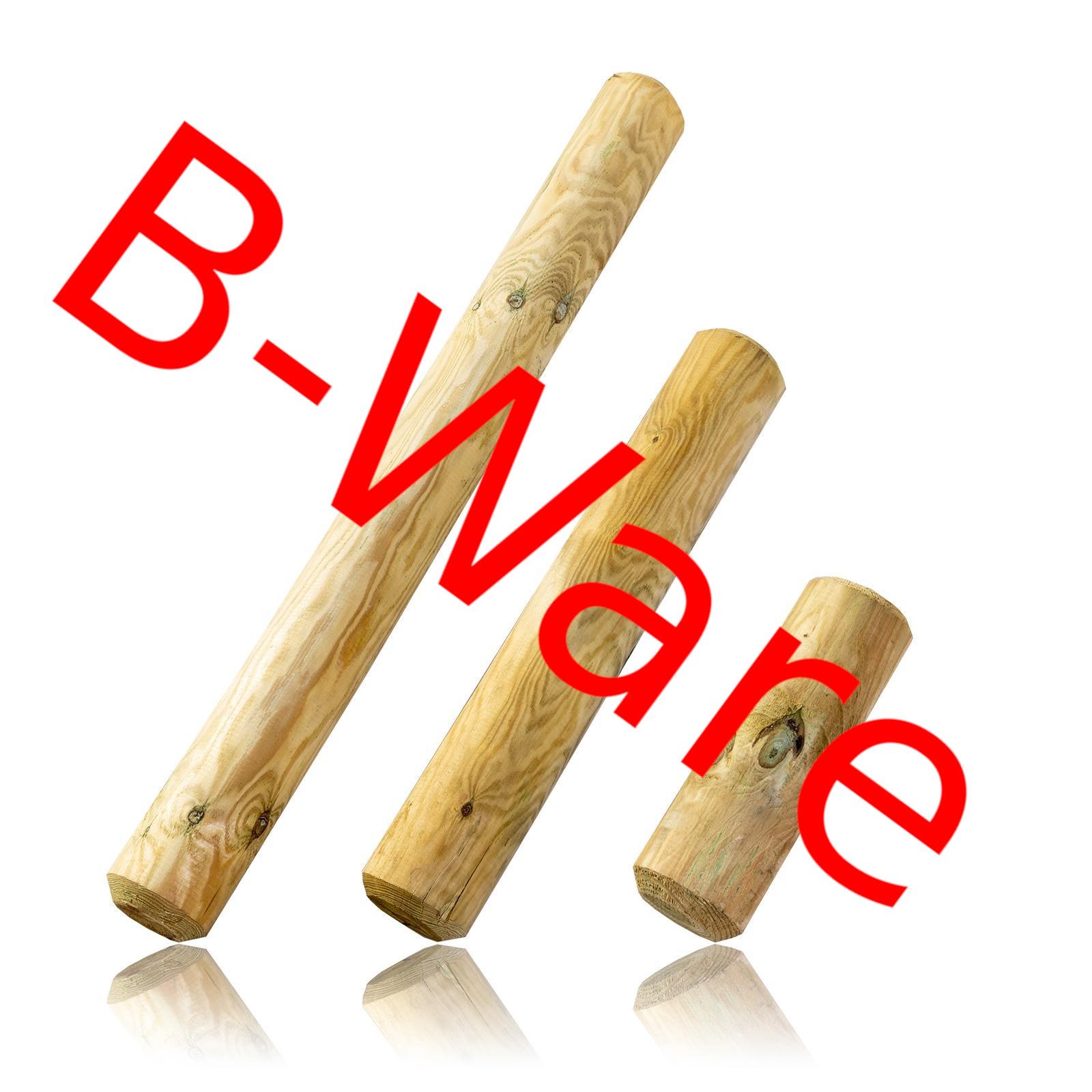 B-Ware Holz-Palisade KDI beidseitig gefast