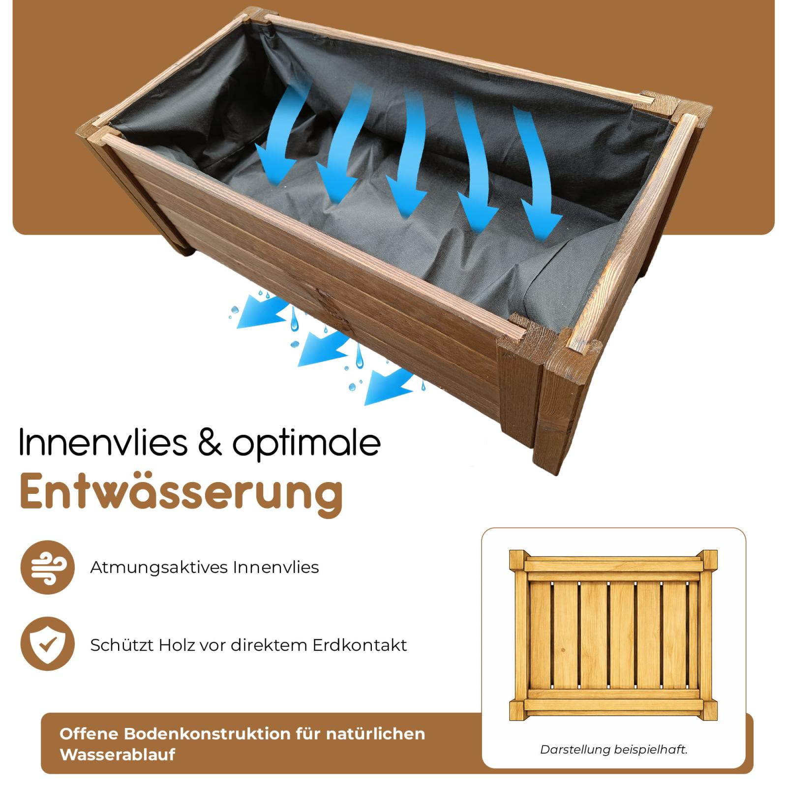 Planter Box - Colour: Anthracite - Size: Large