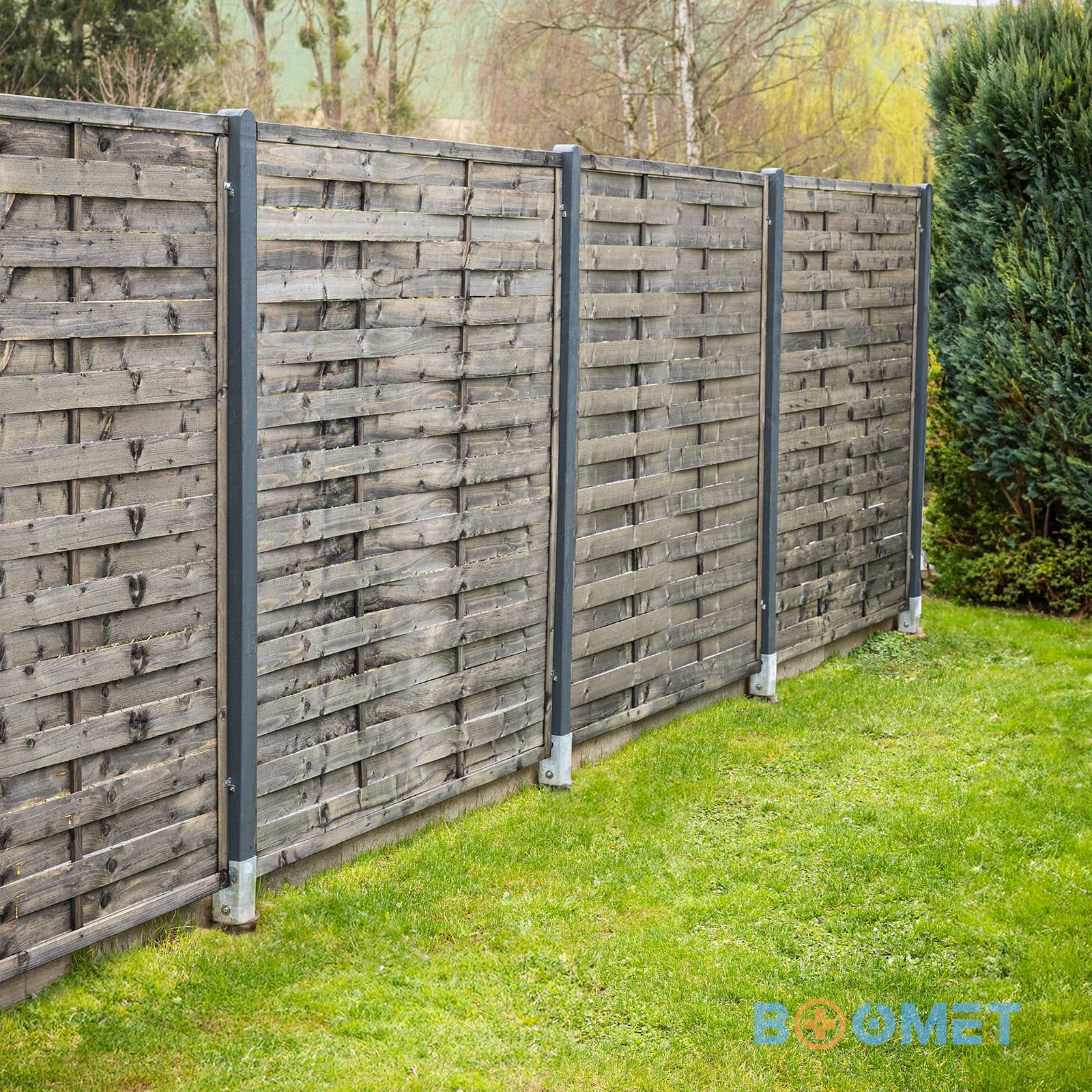 Einschlag-Bodenhülsen - Größe: 71 x 71x 750 mm - Stückzahl: 10