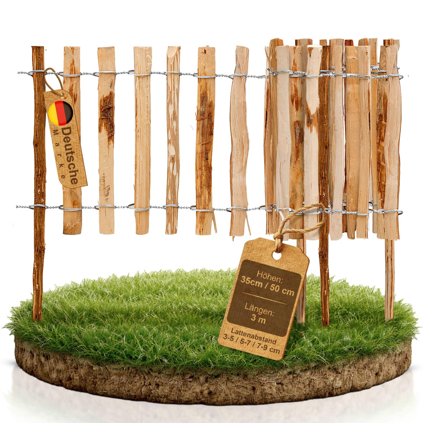 Roll-Steckzaun Haselnuss