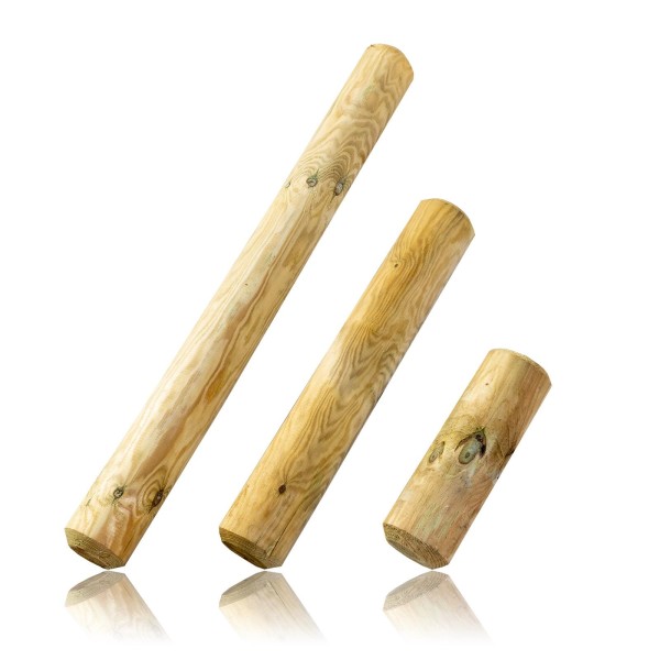 B-Ware Holz-Palisade KDI beidseitig gefast