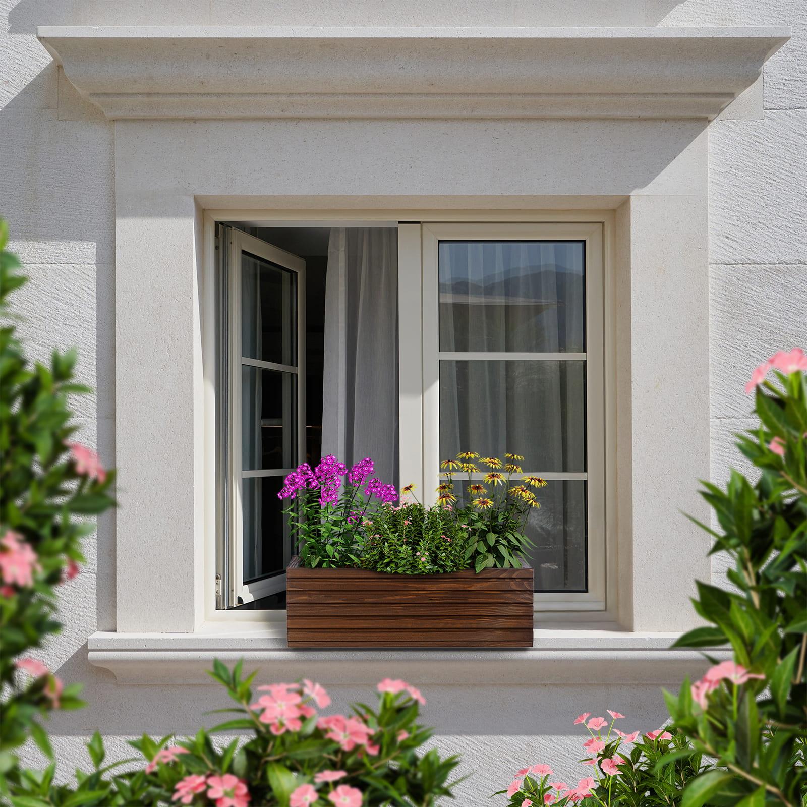 Blumenkasten mit Kunststoffeinsatz | BooGardi - Haus & Garten